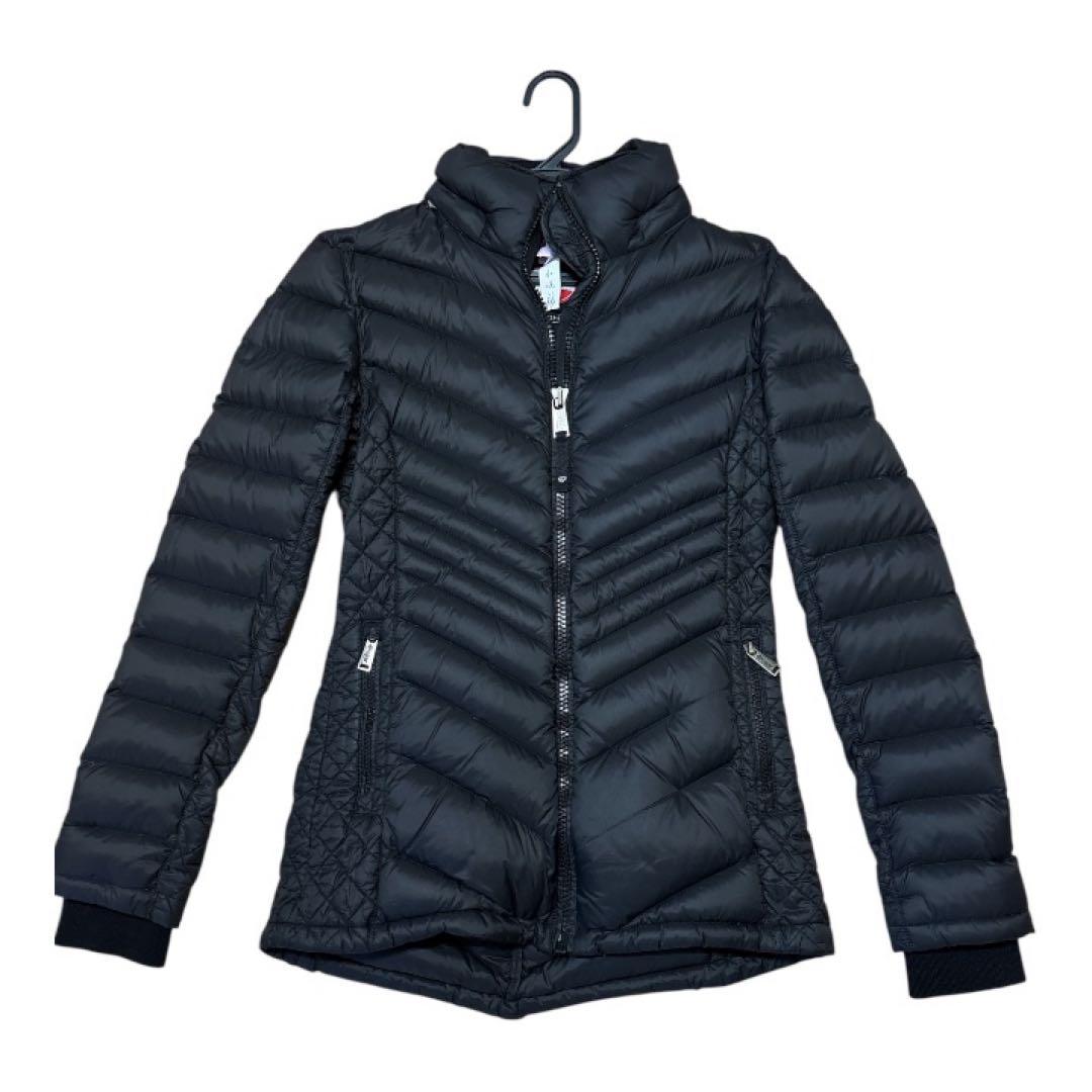 Pajar パジャール ダウンジャケット 黒 フード ファー付 クリーニング済