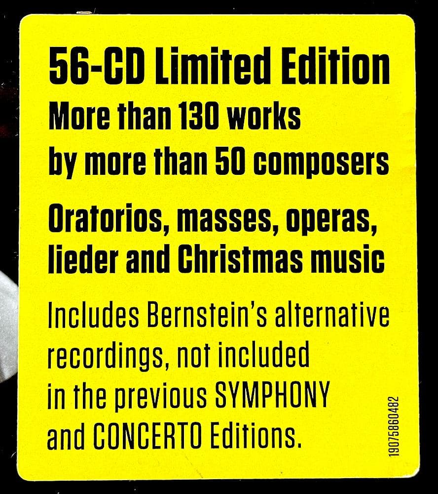 新品未開封 廃盤 CD-BOX レナード・バーンスタイン・エディション