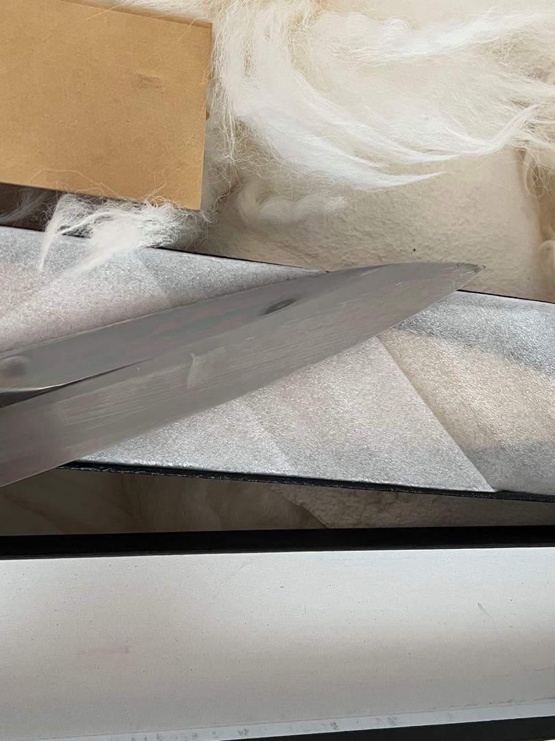 【新品未使用】高鳳 本焼 一尺 八角黒檀柄 鞘付 柳刃