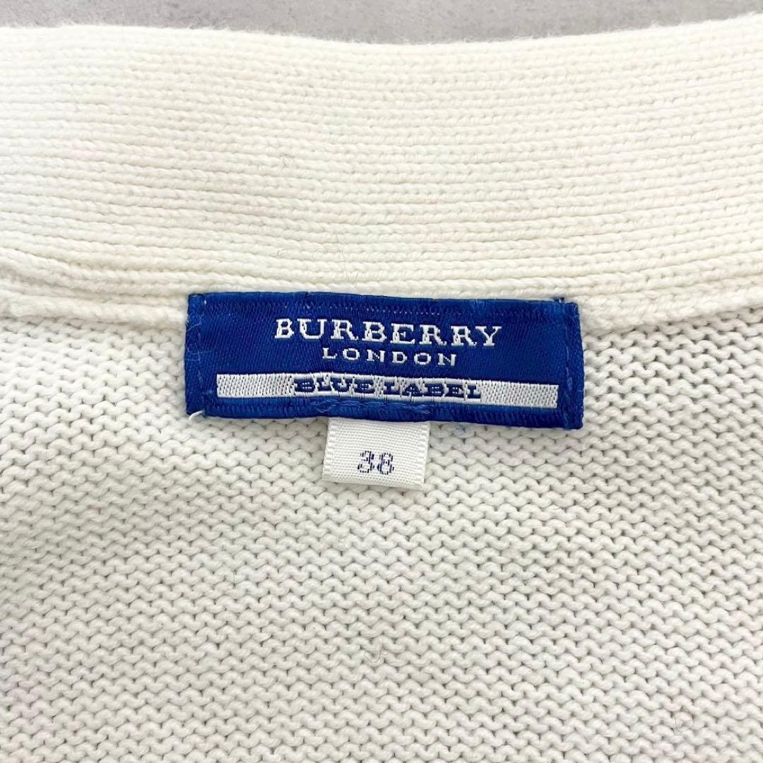 y2k❤️ BURBERRY BLUE LABEL ロゴ ニット ジャケット