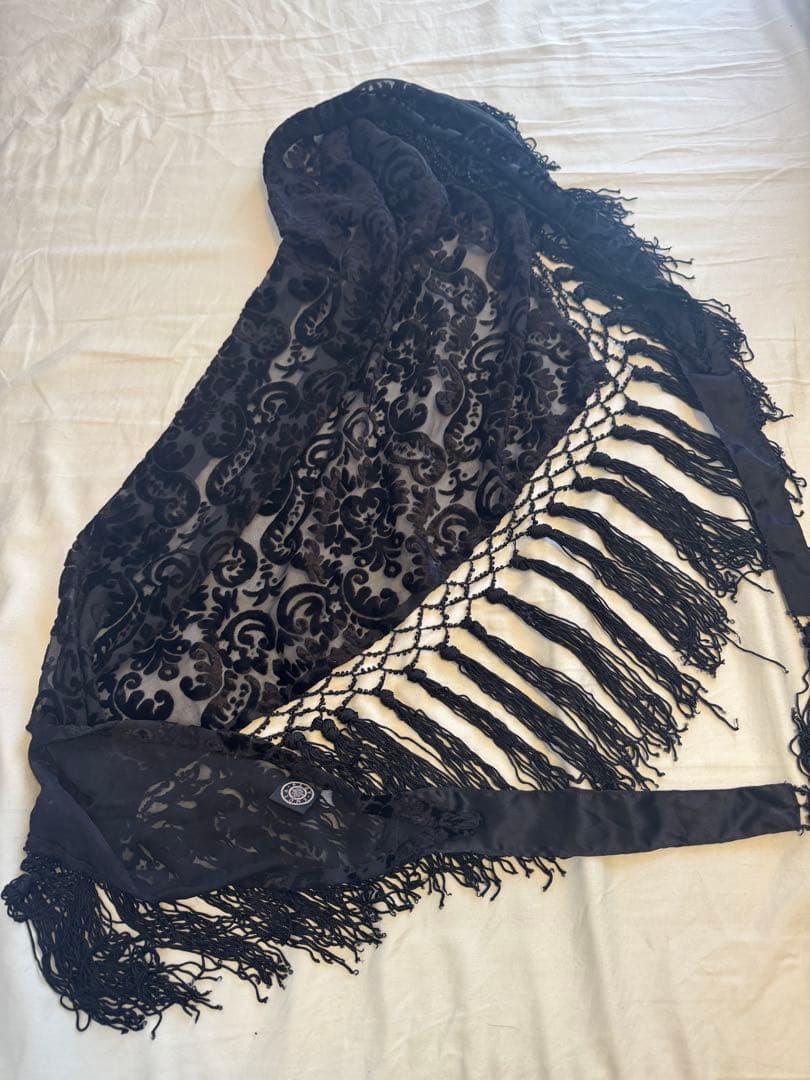 【希少】Banurosa ベリーダンス 衣装 ベロア ヒップスカーフ