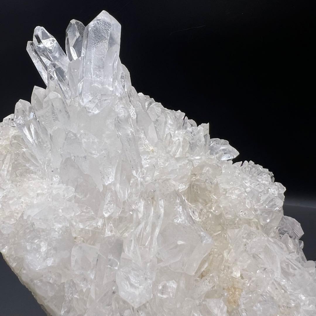 ✳️☆極煌の逸品☆✨高透明度 レインボー 水晶クラスター 天然石 原石 置物