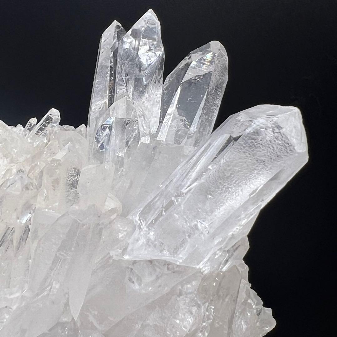 ✳️☆極煌の逸品☆✨高透明度 レインボー 水晶クラスター 天然石 原石 置物