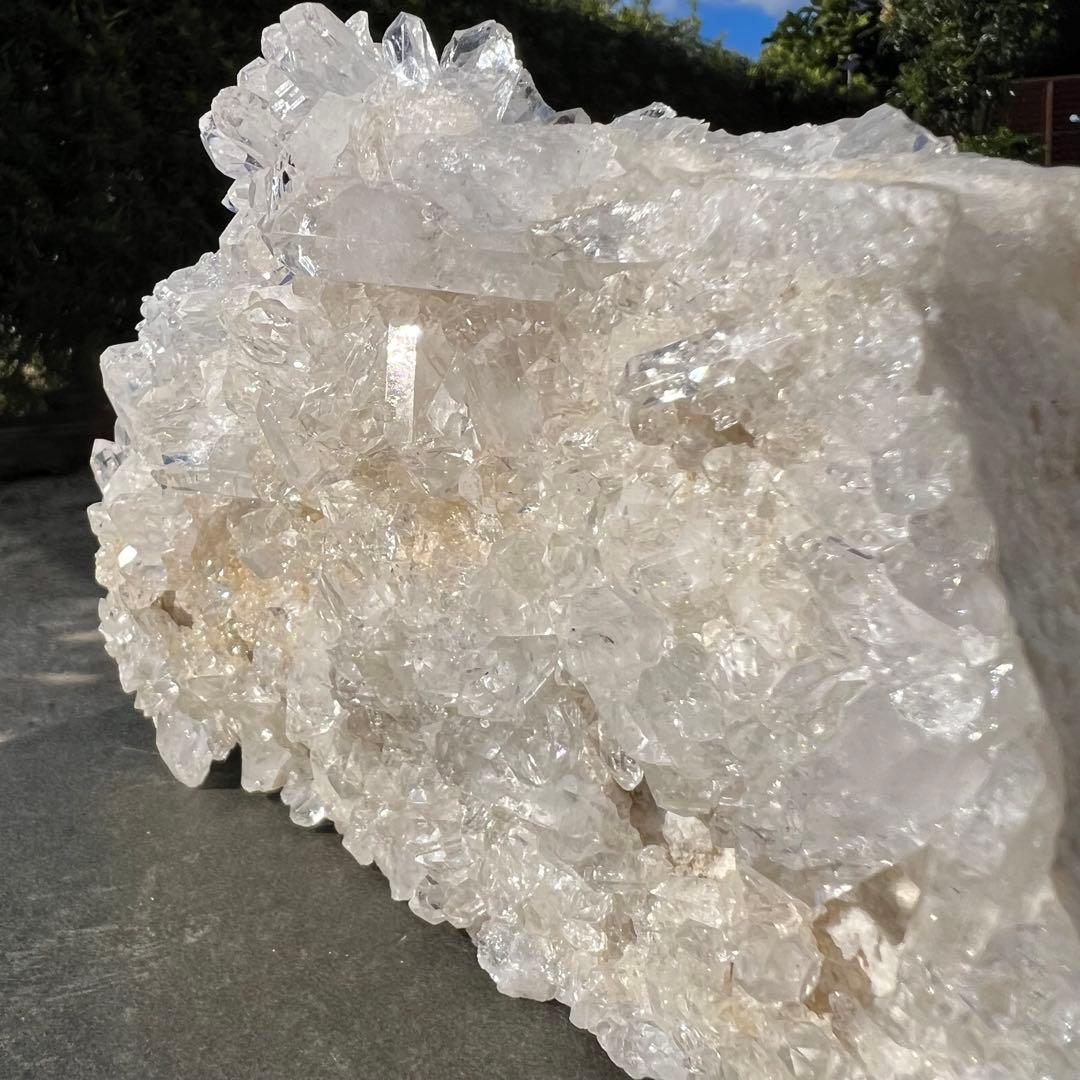 ✳️☆極煌の逸品☆✨高透明度 レインボー 水晶クラスター 天然石 原石 置物