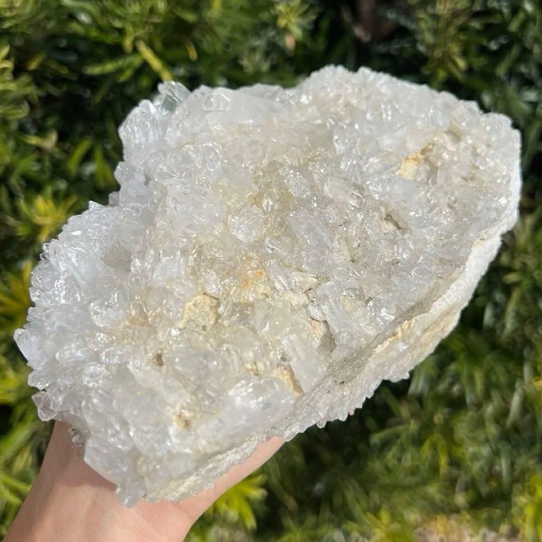 ✳️☆極煌の逸品☆✨高透明度 レインボー 水晶クラスター 天然石 原石 置物