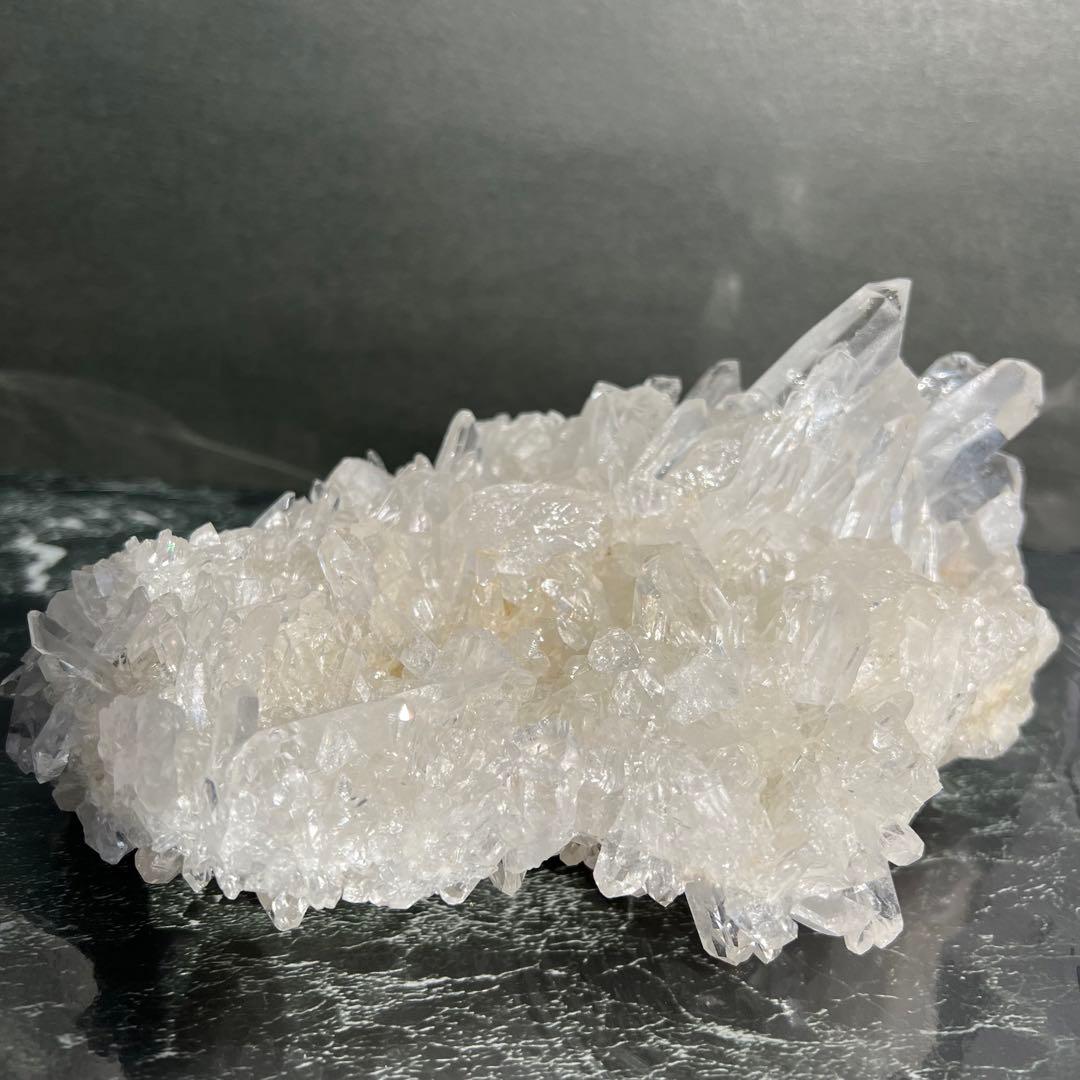 ✳️☆極煌の逸品☆✨高透明度 レインボー 水晶クラスター 天然石 原石 置物