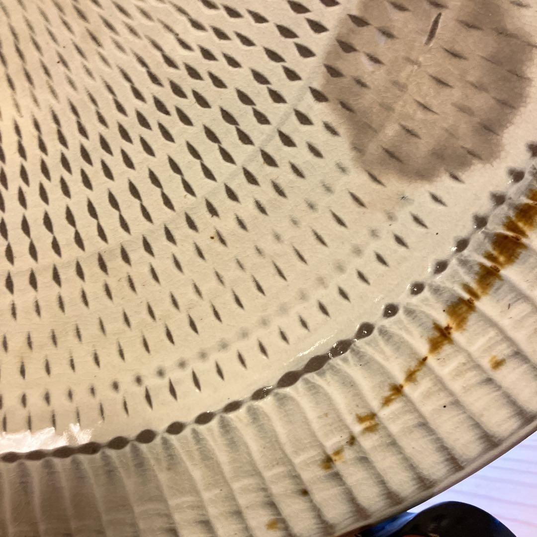 小石原焼　KOISHIWARA 陶器皿 とびかんな　大皿　アート　コレクション