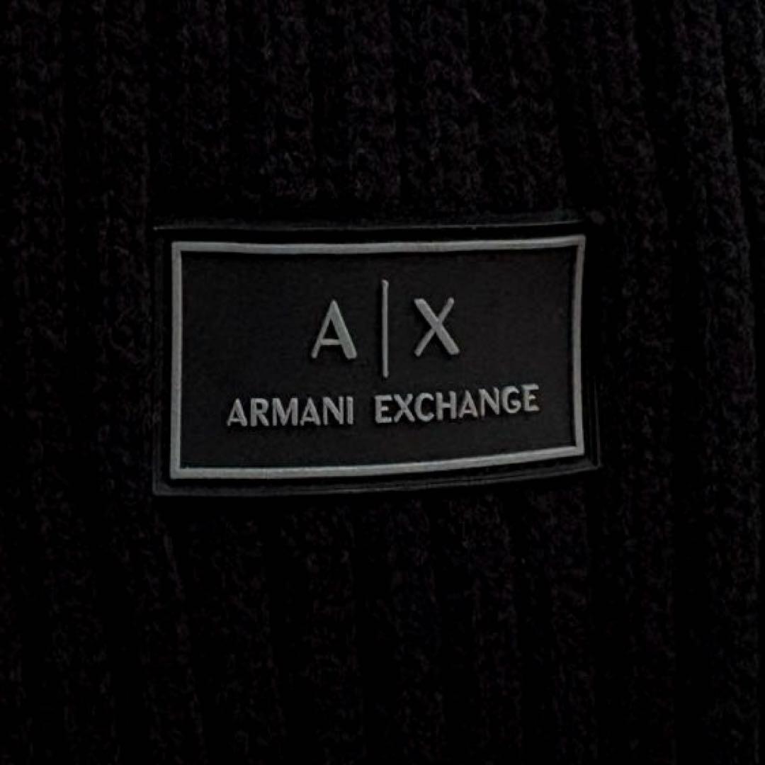 ★希少 Lサイズ★ ARMANI EXCHANGE ドライバーズニット 黒