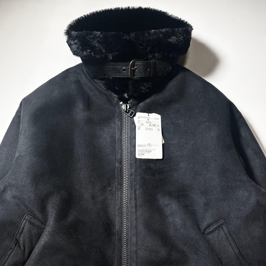 新品タグ付き★2.4万★ビューティー＆ユース フェイクムートン B-3 ブルゾン