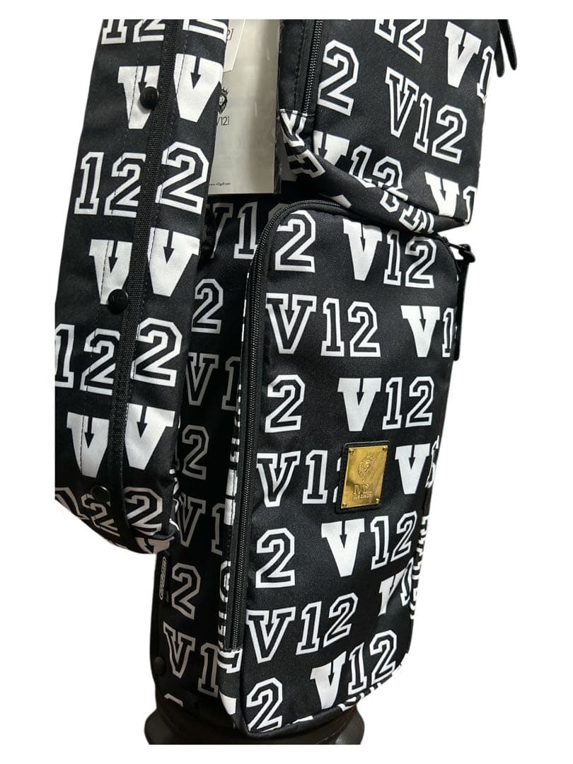 新品未使用！高級V12 ヴィトゥエルヴ着せ替えキャディバッグ8.5型ブラック