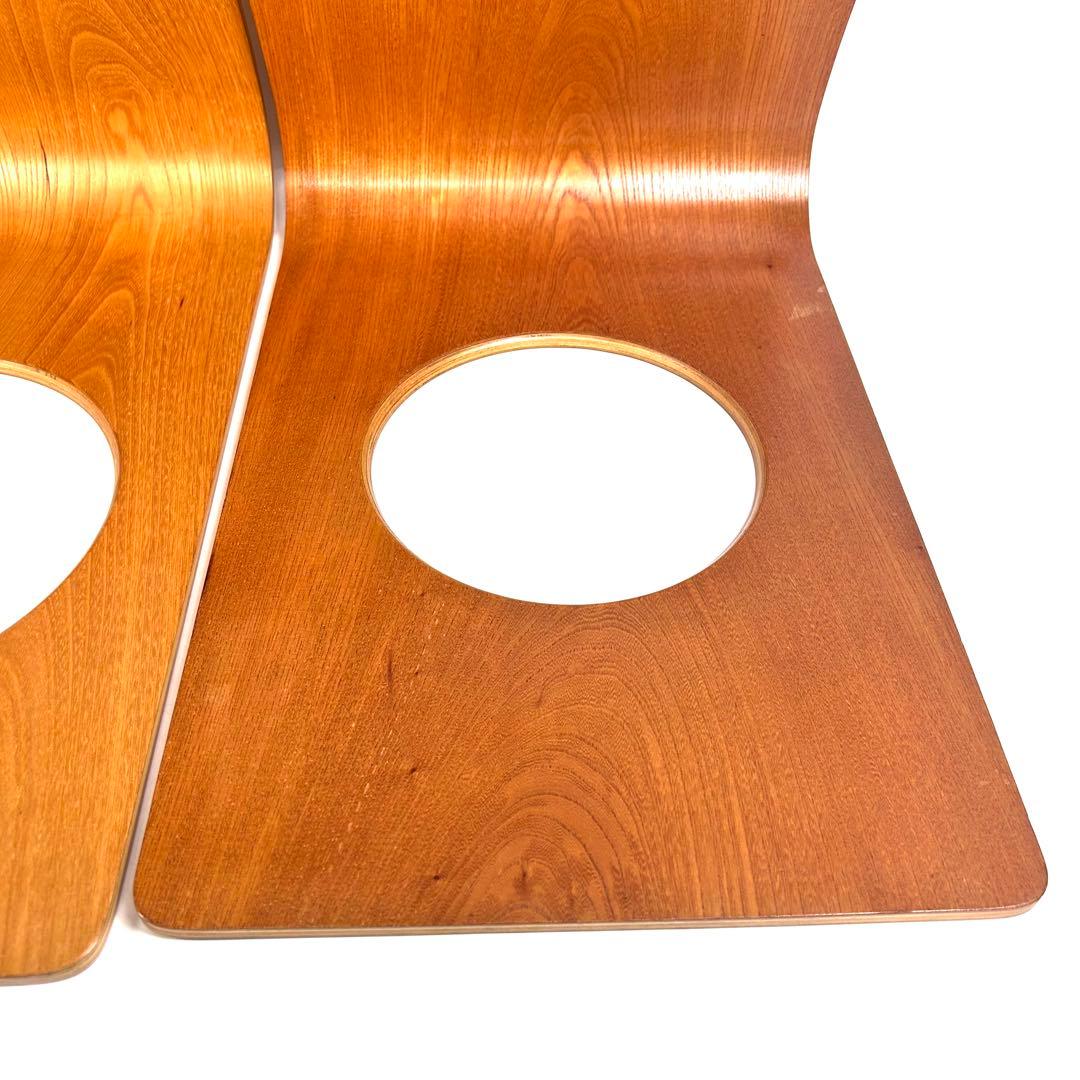 【送料無料】天童木工　座椅子　ヴィンテージ　旧ロゴ　おまけ１脚