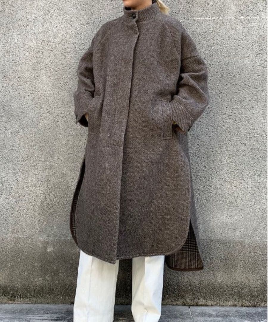 CASA FLINE ハイネックポンチョコート