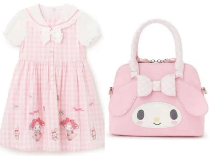 メゾピアノ　マイメロワンピース　バック