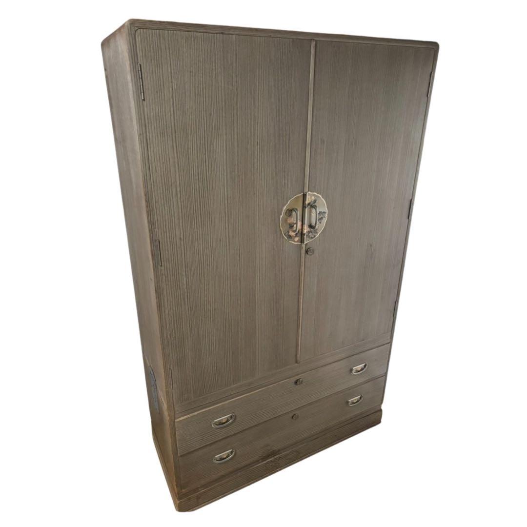 木製着物タンス スライド棚付き