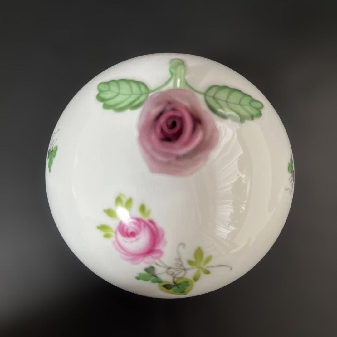 売り切り価格［新品］Herend♡ウィーンの薔薇ピンク♡マルボンボン② 希少品