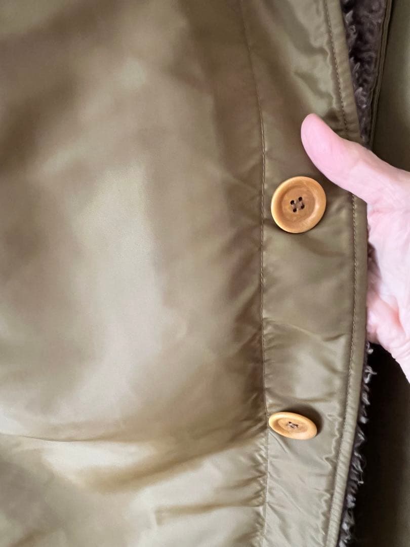 45rリバーシブルダンボカラーコート