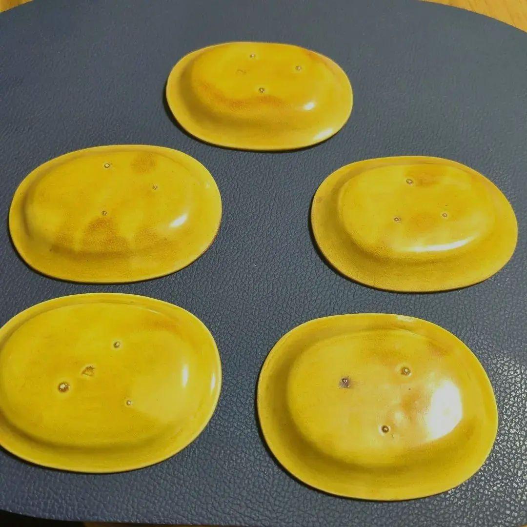 1セット限定　珉平焼　龍門小判形豆皿5枚 アンティーク