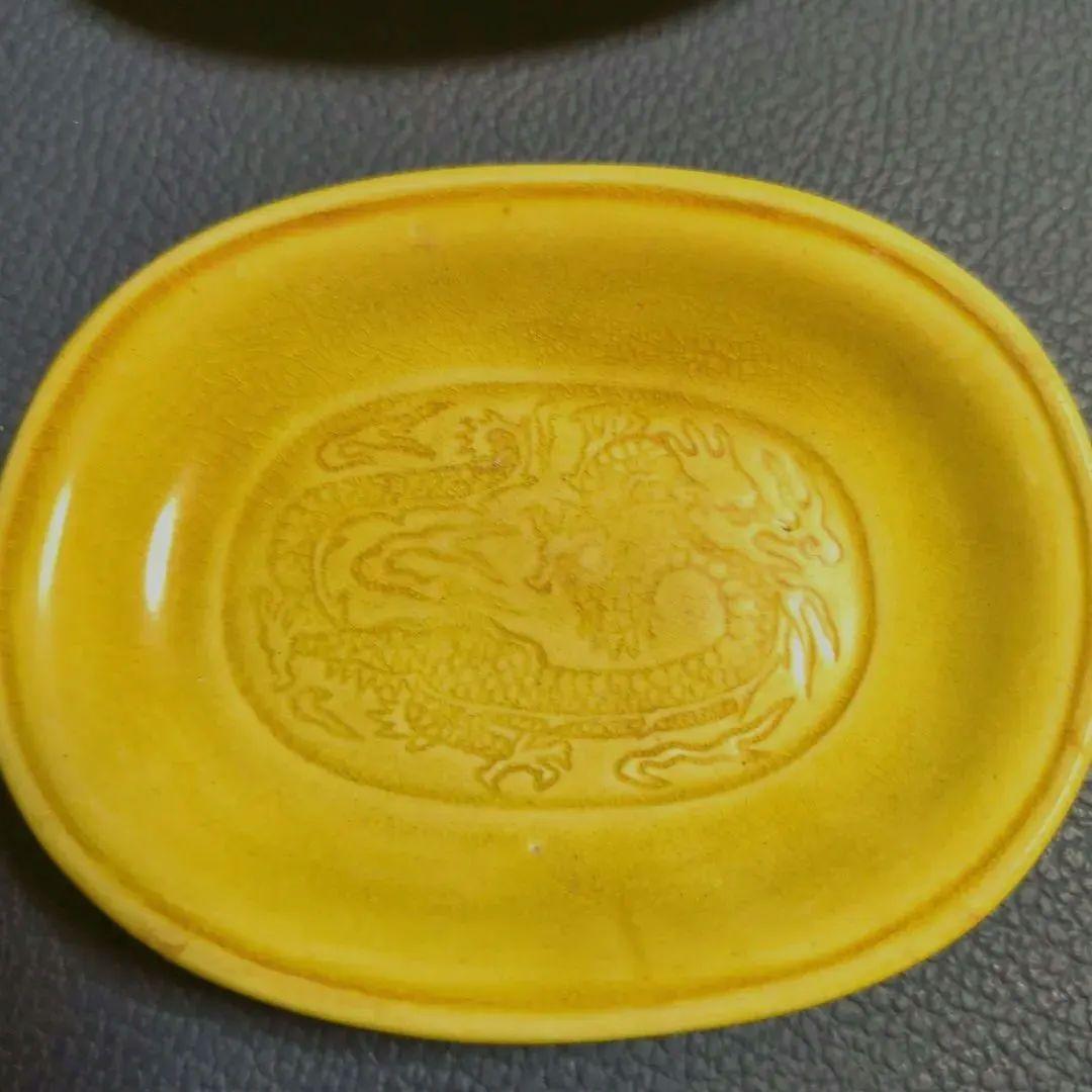 1セット限定　珉平焼　龍門小判形豆皿5枚 アンティーク