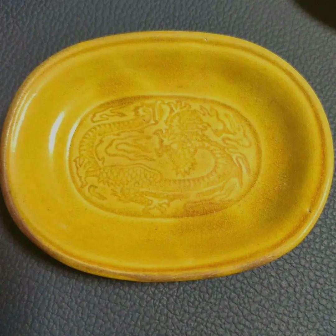 1セット限定　珉平焼　龍門小判形豆皿5枚 アンティーク