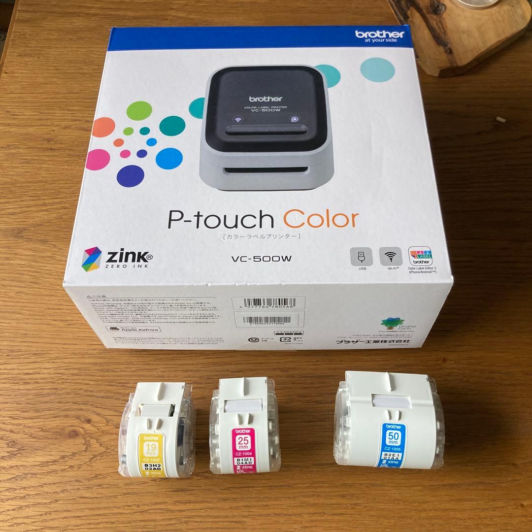 VC-500W ラベルライター P-touch color ピータッチカラー