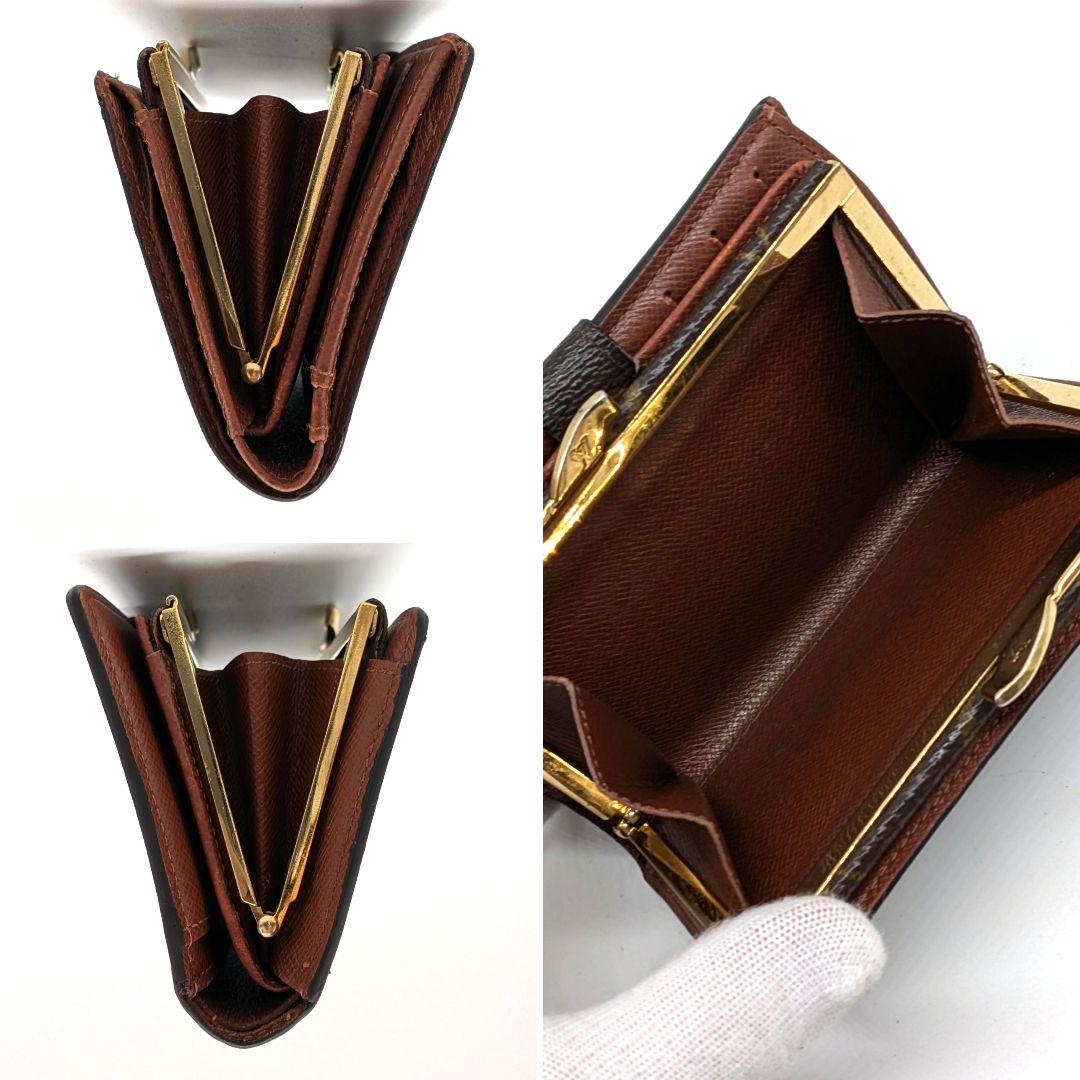 ルイヴィトン モノグラム ビエ ヴィエノワ がま口 折り財布 B32