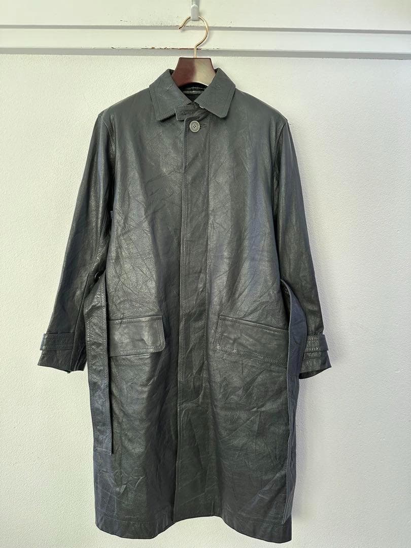 ジャケット・アウター Yohji Yamamoto Leather Trench Coat