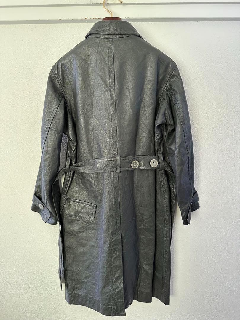 ジャケット・アウター Yohji Yamamoto Leather Trench Coat