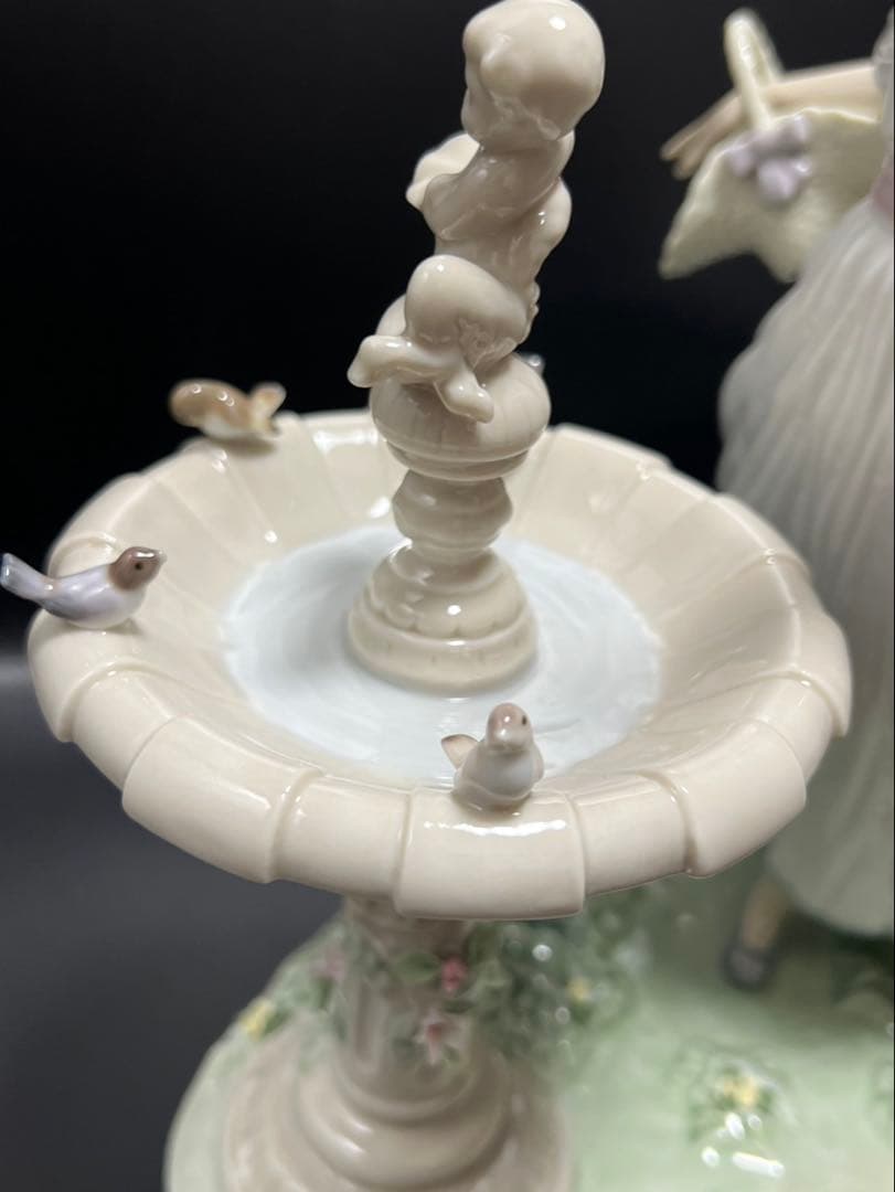 【極美品！】 LLADRO リヤドロ 春を告げる小鳥たち 陶器インテリア　希少