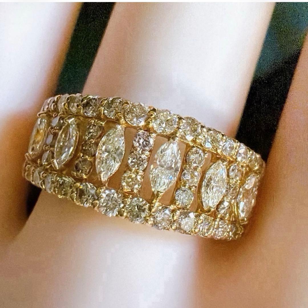 専用　　【3957】 K18 ダイヤモンド 1.00ct 14.5〜15号 鑑別