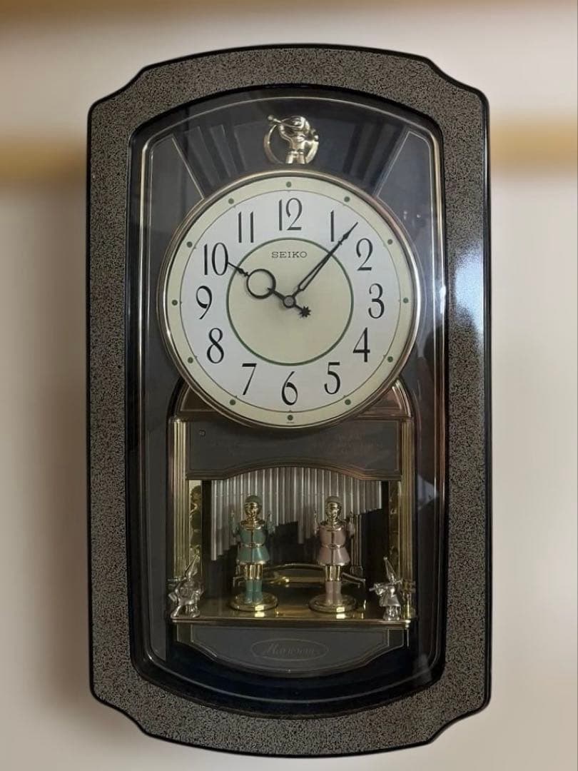 SEIKO Marionne 掛時計 オーバル型 からくり時計