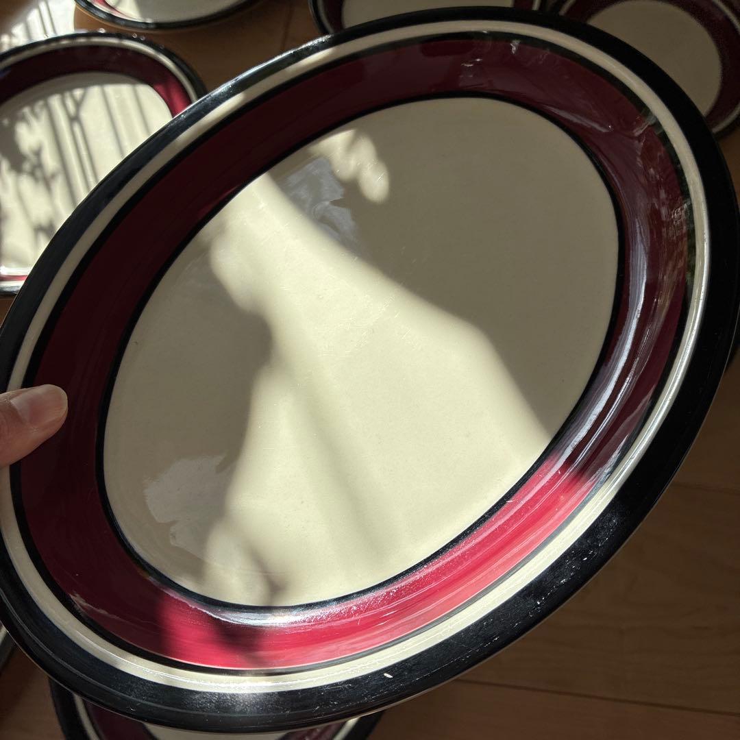 White Brown　ホワイトブロー　YAMAKO作　日本製　陶器　深皿