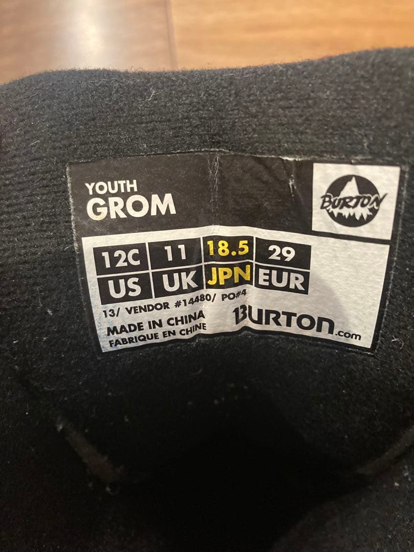 Burton キッズ スノーボード 3点セット 90cm ブーツ 子供用