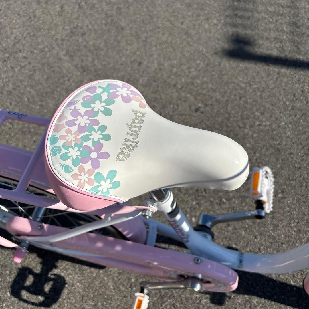 子供用自転車 paprika ピンク/ホワイト 18インチ