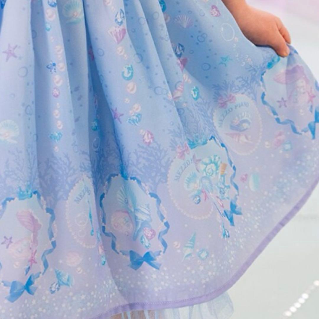 メゾピアノ シェル柄ワンピース　130