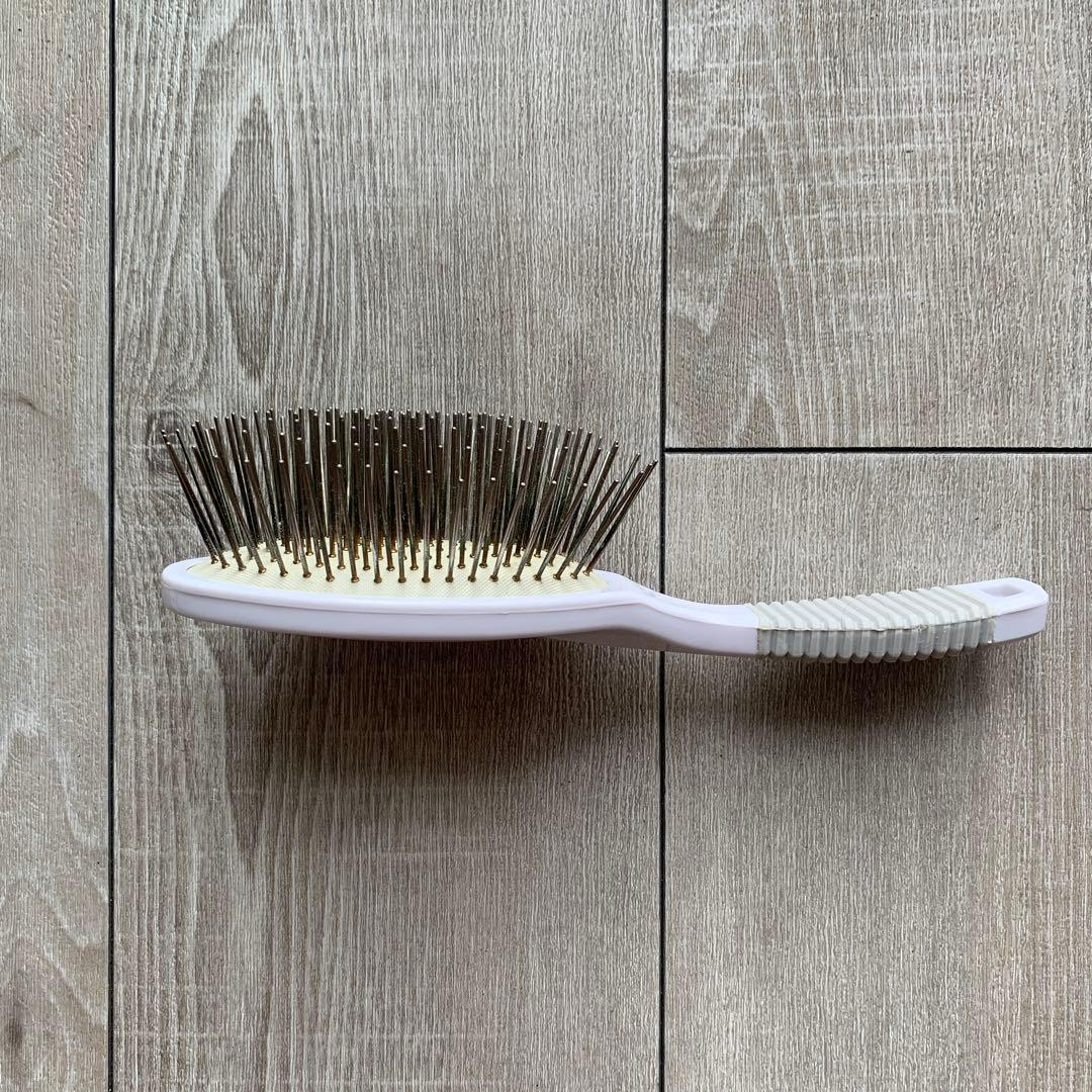 【美品】 FOXプレミアムスカルプカッサ ヘアブラシ チタン 24K金