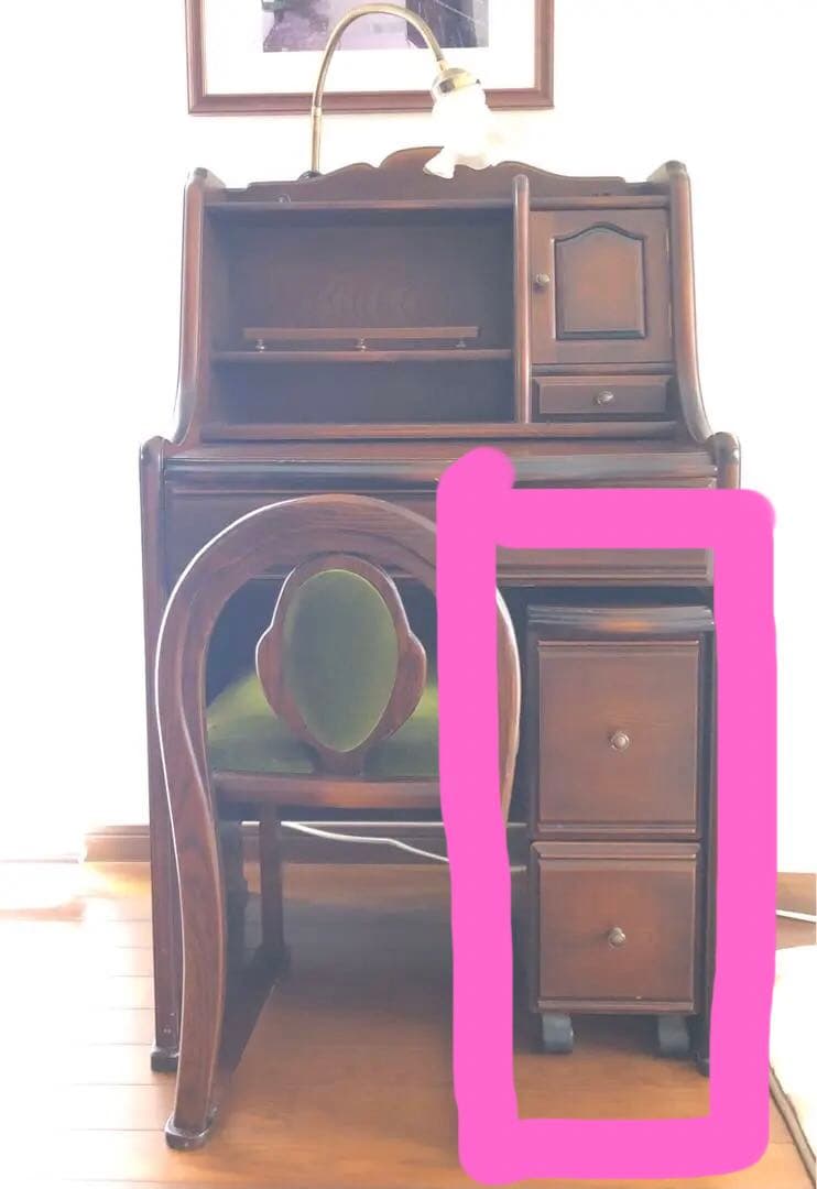 【3点セットの2 引き出し】アトランタ家具/デスク/ドレッサー/アンティーク