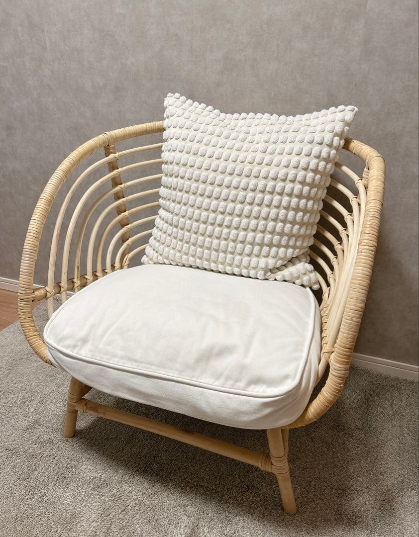 IKEA BUSKBO パーソナルチェア,クッション（発送OK、引き取り値引）