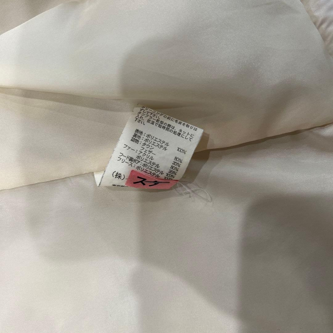 POLO JEANS COMPANY ファー付きダウンベスト L