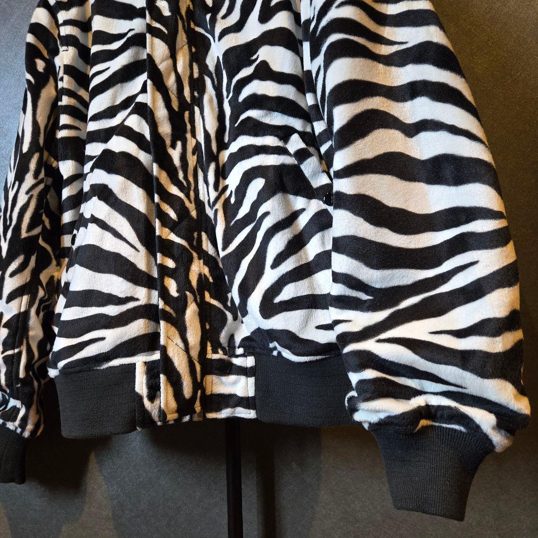 美品　Supreme シュプリーム　リバーシブル　MA-1　ジャケット　ゼブラ