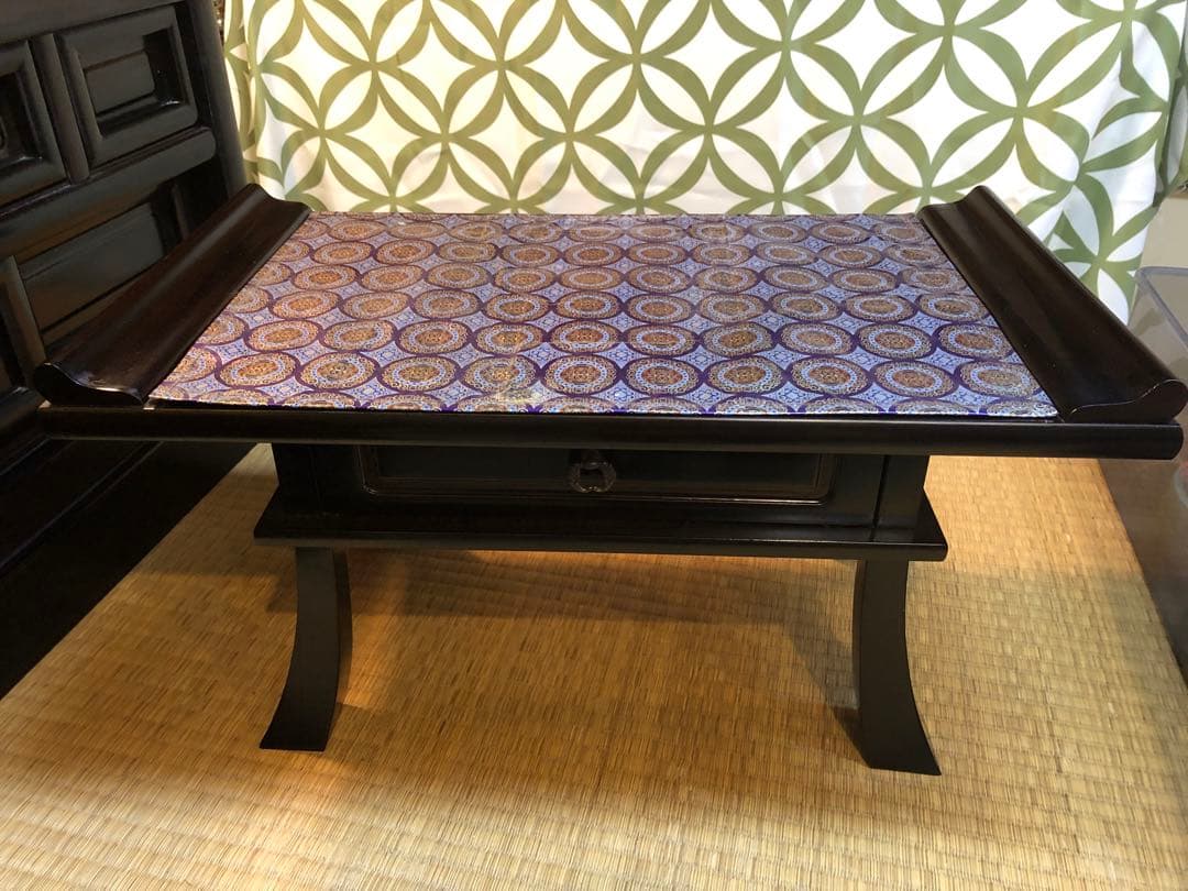 札幌及び周辺現地取引　仏壇　経机　仏具　仏前座布団　セット　用法　行事　一式