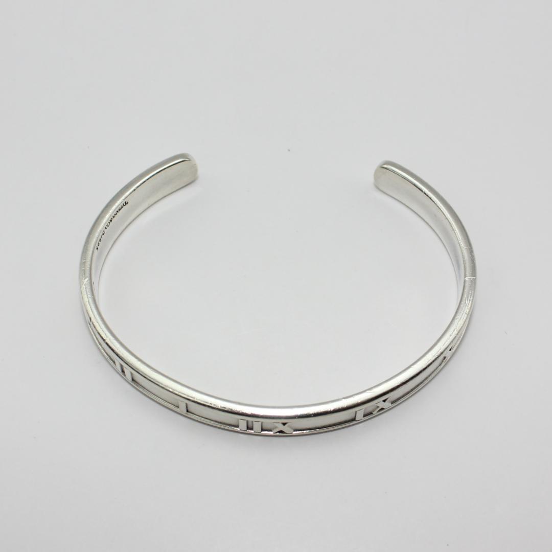 美品 Tiffany&Co. ティファニー アトラス バングル SV925