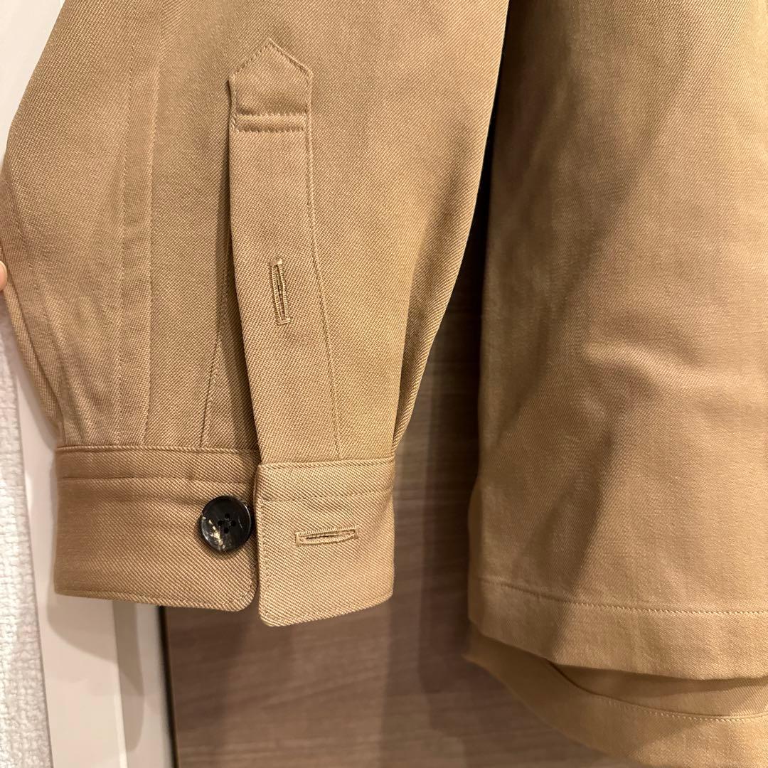 CABaN ウールギャバジン ビッグシャツ　キャメル　S ユニセックス