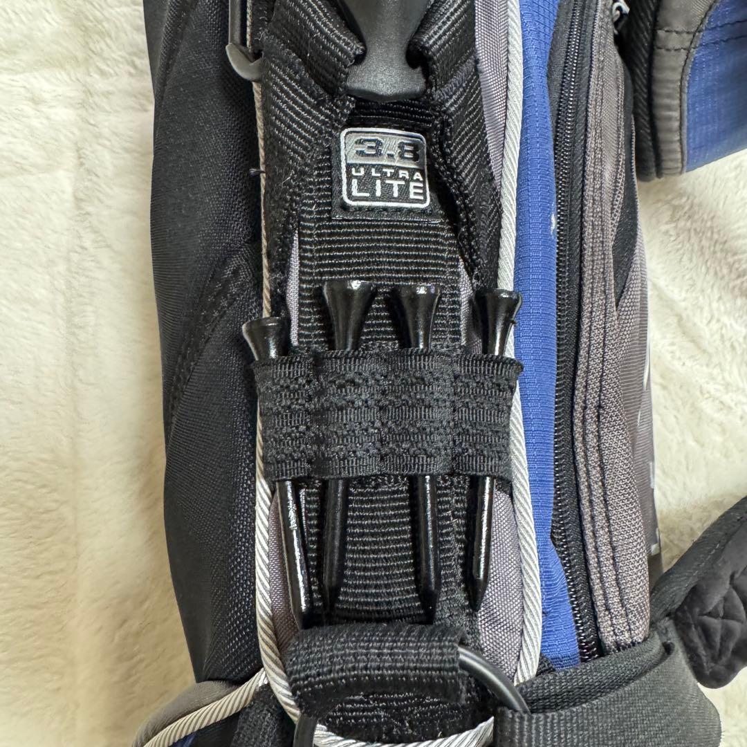 美品Callaway GOLF ゴルフキャリーバッグ　スタンドタイプ青灰