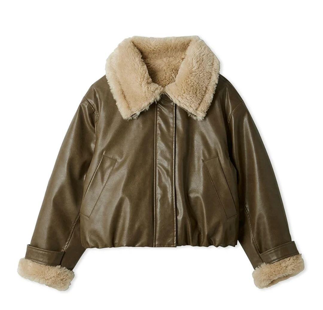 SNIDEL スナイデル バリエボンバージャケット サイズ0 BRW ブラウン