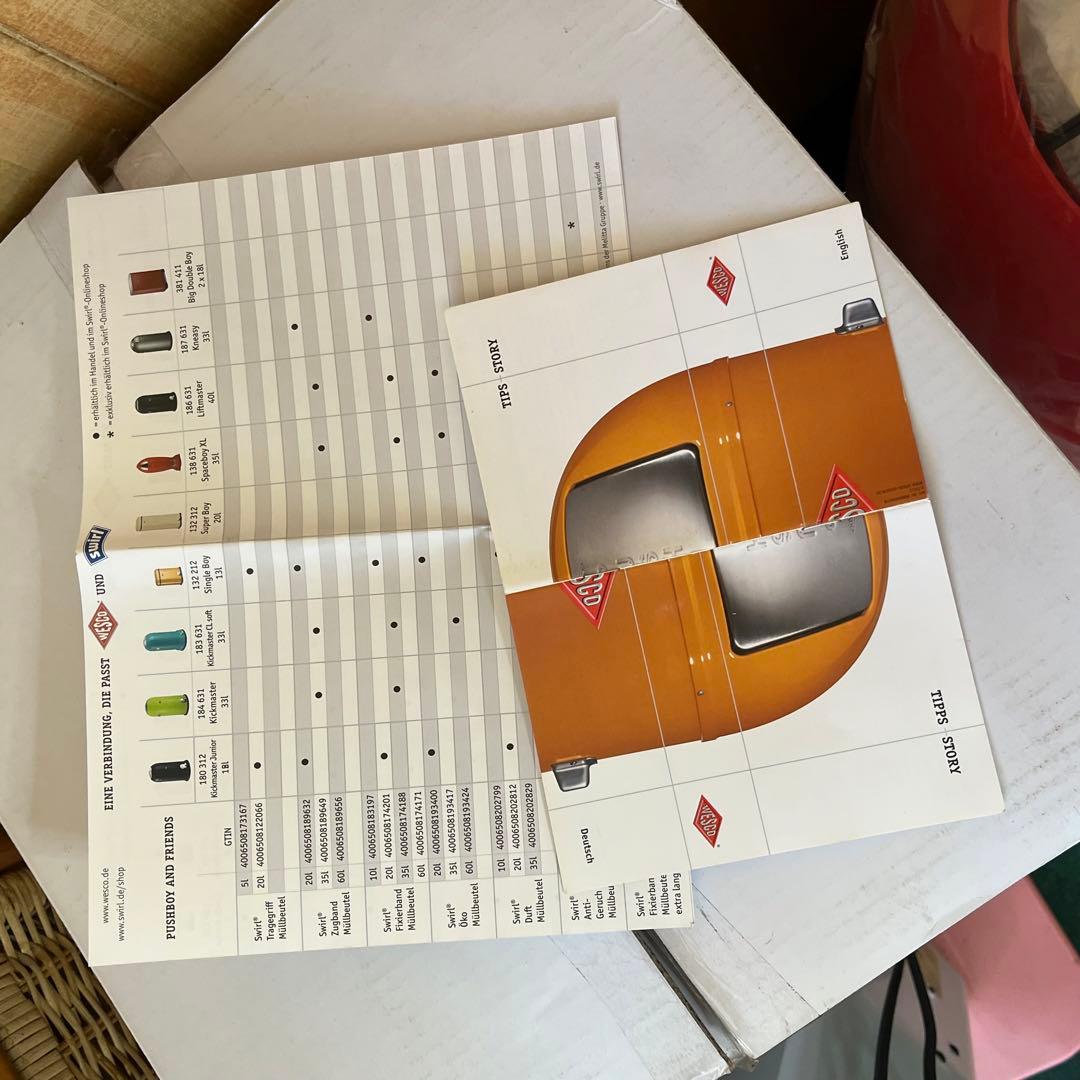 未使用　WESCO ゴミ箱　キックマスター　KICKMASTER 33L