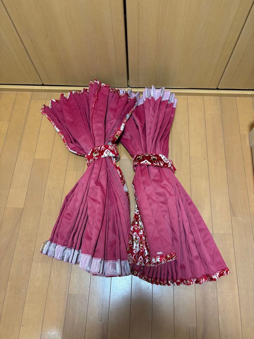 大型用新格子レッド仮眠カーテン