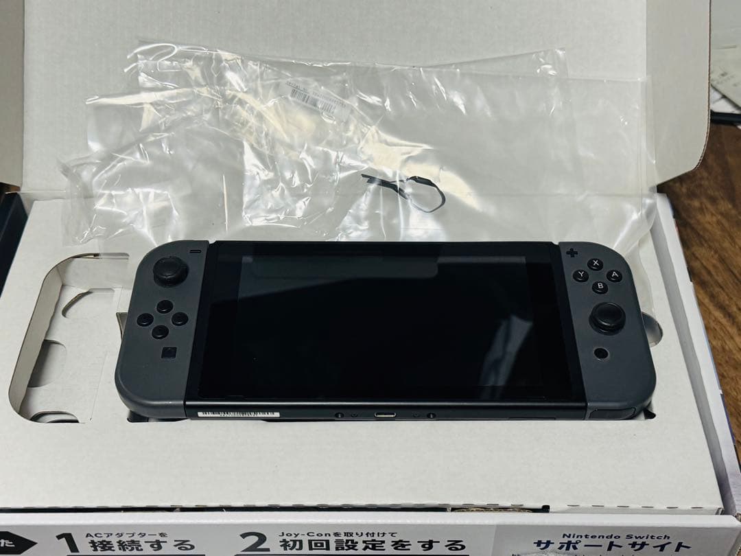 Nintendo Switch 本体 グレー Joy-Con 純正プロコンセット
