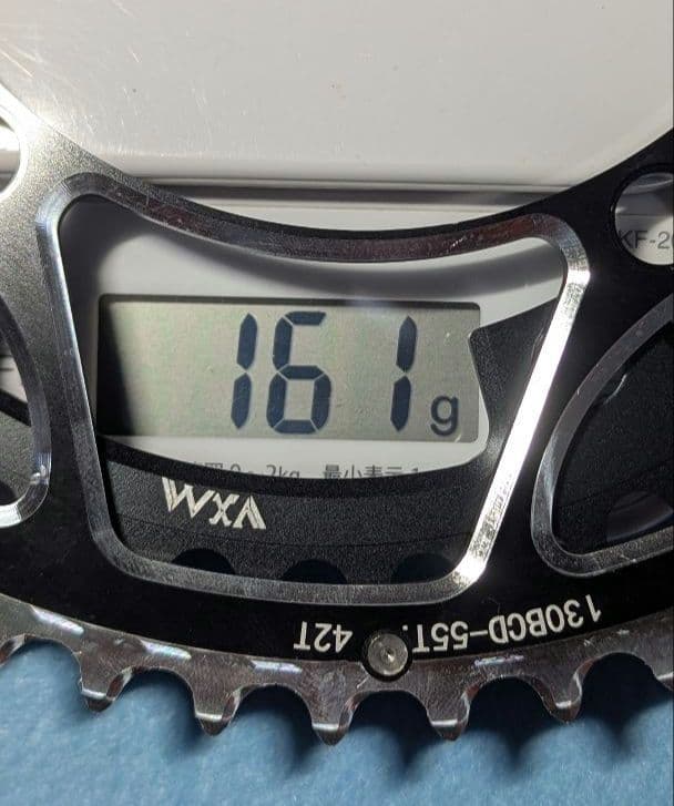 VXM PCD 130mm 5ボルト ダブル用 チェーンリング 55T/42T