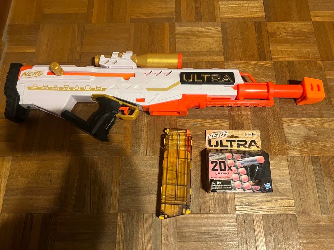 【箱、弾20発付き】NERF ウルトラファラオ　トイガン