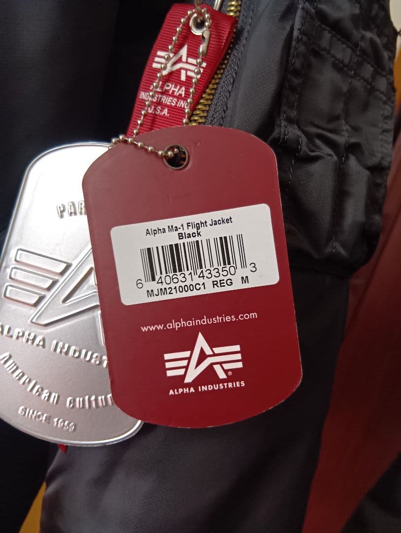 ALPHA INDUSTRIES MA-1 ヘリテージコレクション　Mサイズ